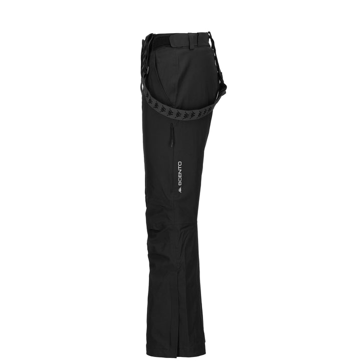 Pants Woman 8CENTO 834 Sport Trousers BLACK Dressed Back (jpg Rgb)		