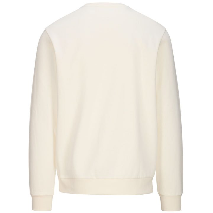 Fleece Man LOGO FOSADO Jumper WHITE WHISPER Dressed Side (jpg Rgb)		