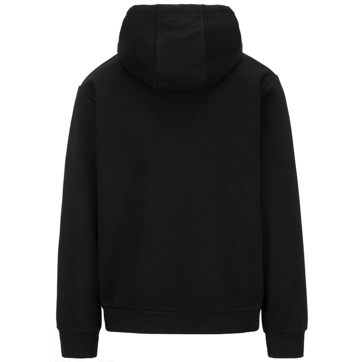 Fleece Man LOGO FOGGHIO Hoodie BLACK Dressed Side (jpg Rgb)		