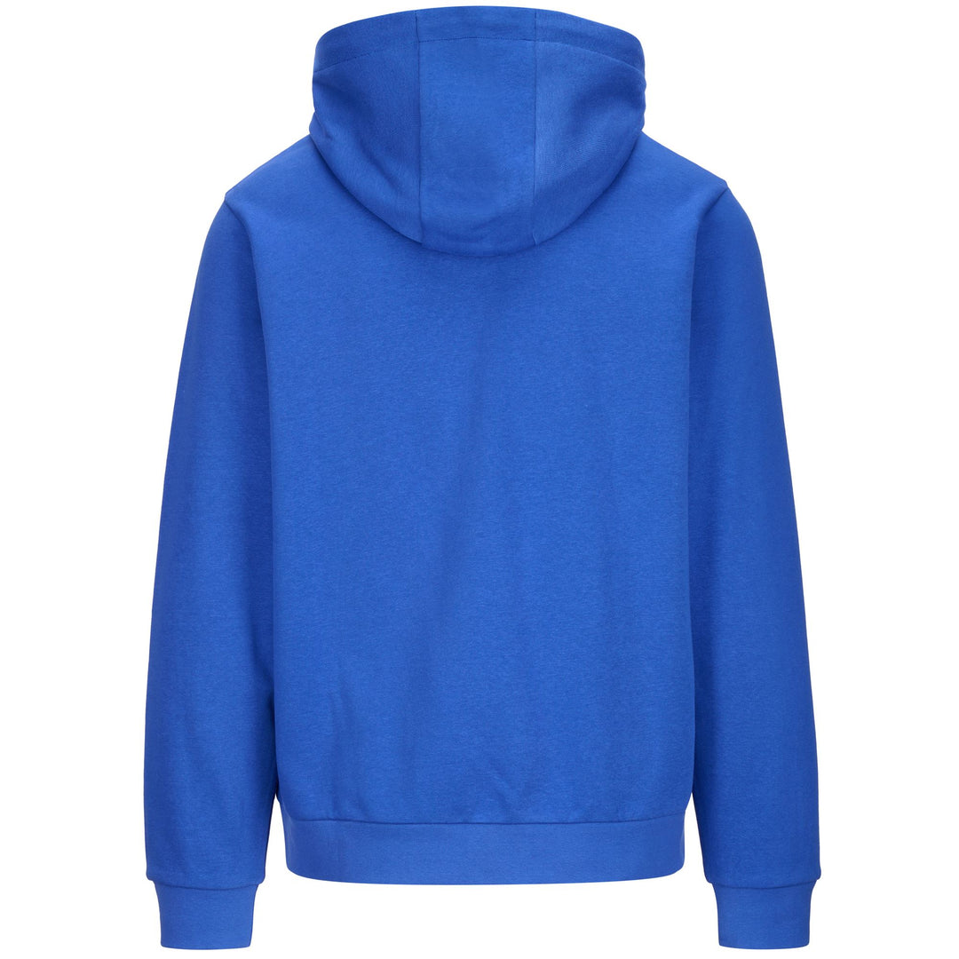 Fleece Man LOGO FOGGHIO Hoodie BLUE ROYAL Dressed Side (jpg Rgb)		