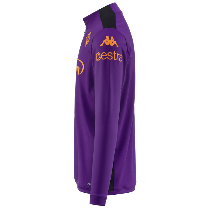 Fleece Man ABLAS PRO 8 FIORENTINA Jumper VIOLET INDIGO-BLACK SPONSOR Dressed Front (jpg Rgb)	