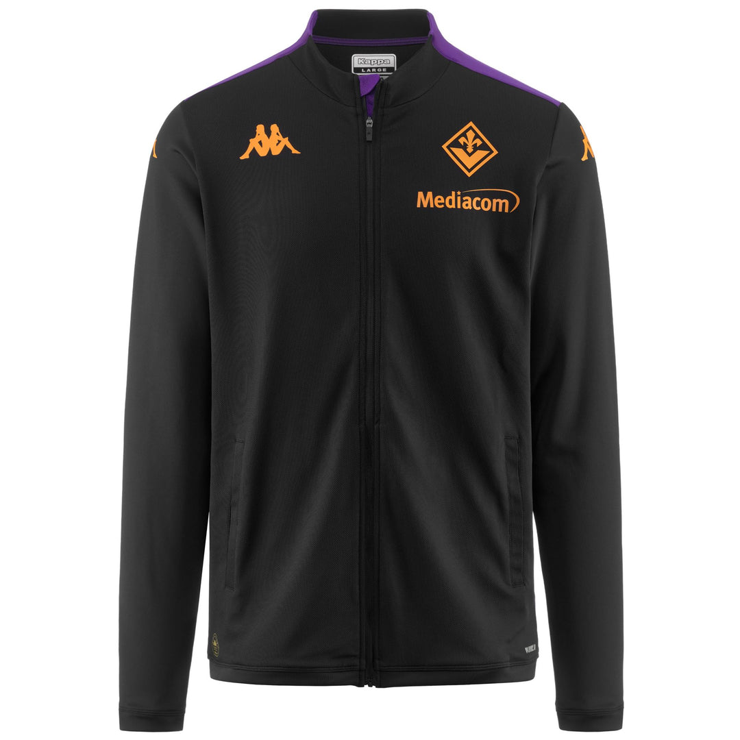 Fleece Man ARUN PRO 8 FIORENTINA Jacket BLACK-VIOLET INDIGO Photo (jpg Rgb)			