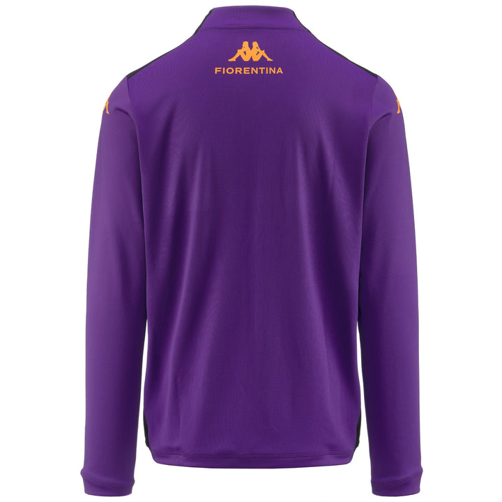 Fleece Man ARUN PRO 8 FIORENTINA Jacket VIOLET INDIGO-BLACK Dressed Side (jpg Rgb)		