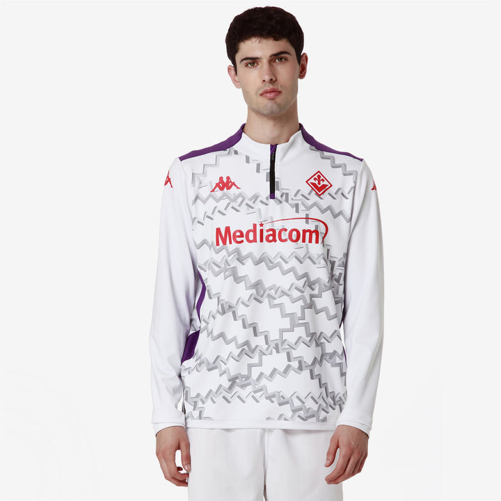 Fleece Man ABLASPRE PRO 8 FIORENTINA Jumper WHITE-VIOLET INDIGO Detail (jpg Rgb)			