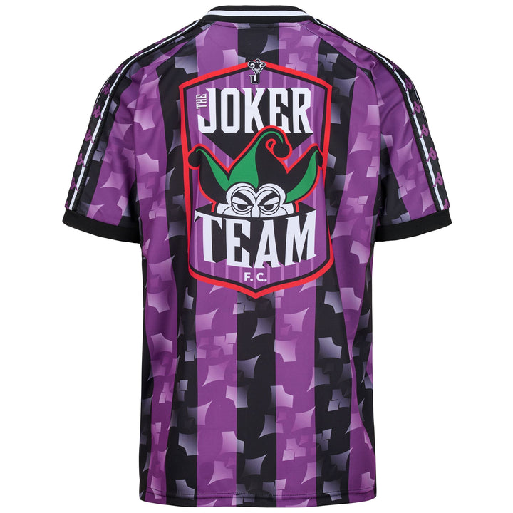 Active Jerseys Man AUTHENTIC JAKE WARNER BROS T-Shirt BLACK - VIOLET GRAPE Dressed Side (jpg Rgb)		