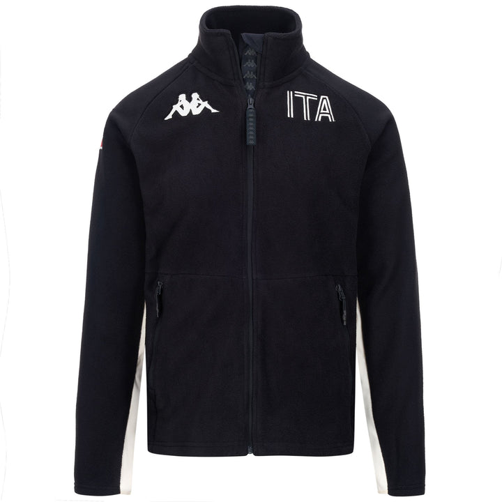 Fleece Man 6CENTO 687 ITA Jacket BLUE DK NAVY - WHITE COCONUT Photo (jpg Rgb)			