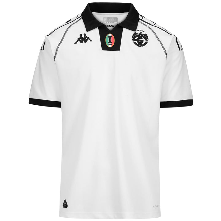 Active Jerseys Man KOMBAT 2025 SPEZIA Shirt WHITE-BLACK Photo (jpg Rgb)			