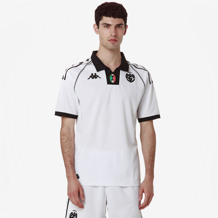 Active Jerseys Man KOMBAT 2025 SPEZIA Shirt WHITE-BLACK Detail (jpg Rgb)			