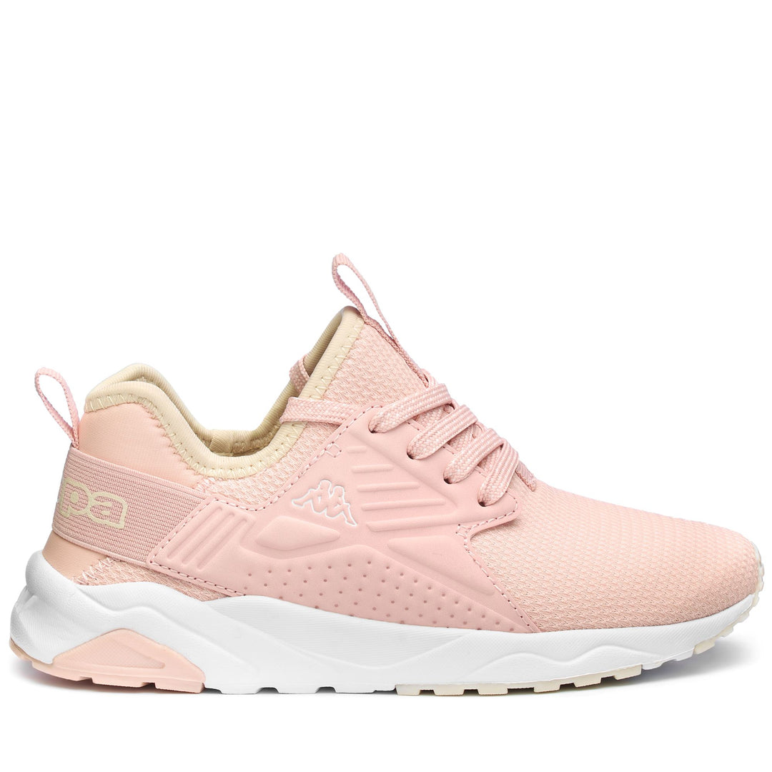 Sneakers Kid unisex LOGO SANPUERTO KID Low Cut PINK LT-WHITE-BEIGE LT Photo (jpg Rgb)			