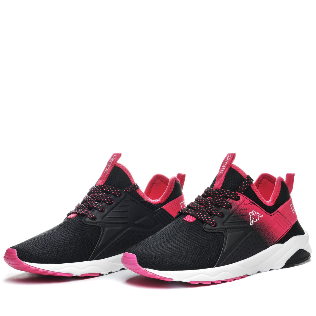 Sneakers Kid unisex LOGO SANPUERTO KID Low Cut BLACK-FUCHSIA Detail (jpg Rgb)			