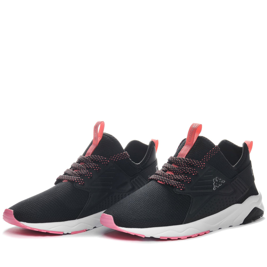 Sneakers Kid unisex LOGO SANPUERTO KID Low Cut BLACK-PINK Detail (jpg Rgb)			