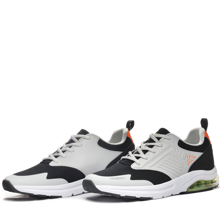 Sneakers Man LOGO MYAGI Low Cut GREY LT - BLACK - ORANGE Detail (jpg Rgb)			