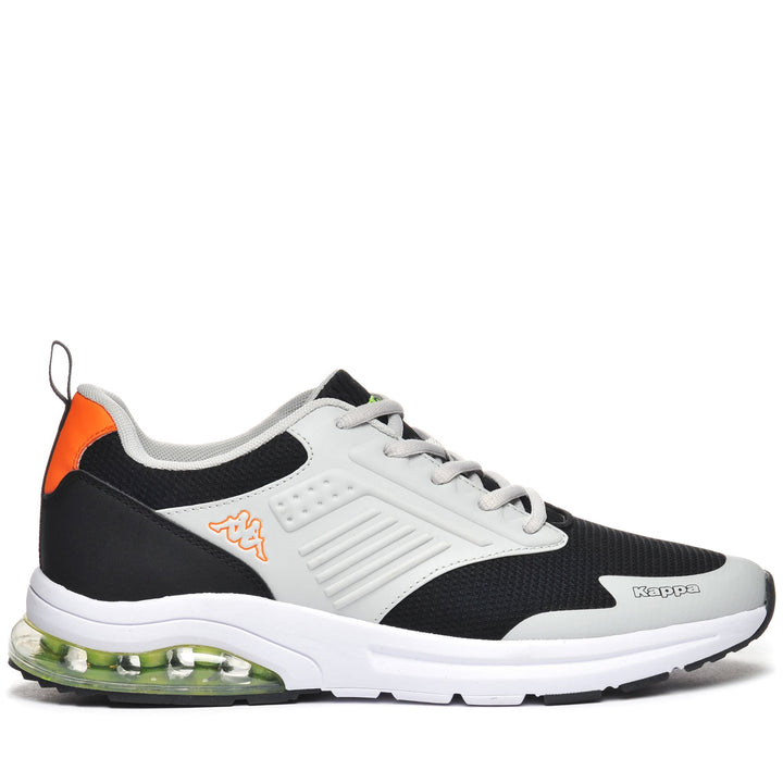 Sneakers Man LOGO MYAGI Low Cut GREY LT - BLACK - ORANGE Photo (jpg Rgb)			