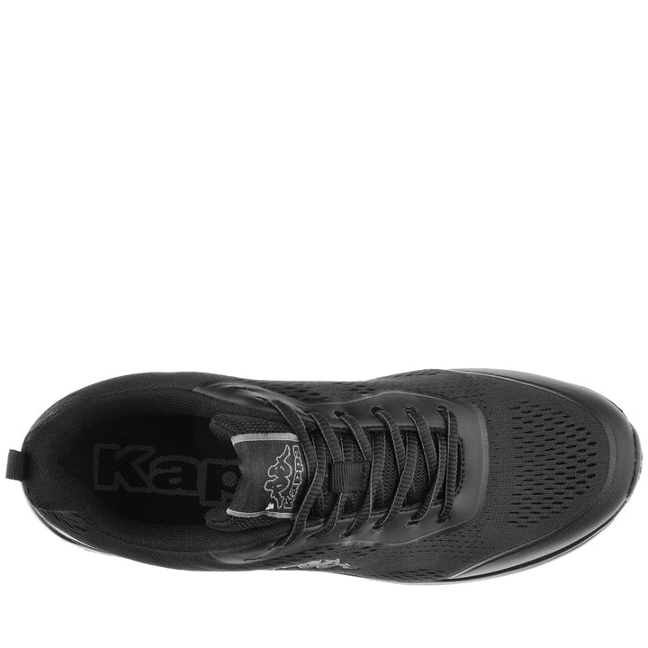 Sneakers Unisex LOGO ROOCKEY Low Cut BLACK-GREY DK Dressed Back (jpg Rgb)		