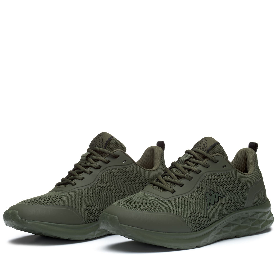 Sneakers Unisex LOGO ROOCKEY Low Cut GREEN OLIVE-BLACK Detail (jpg Rgb)			