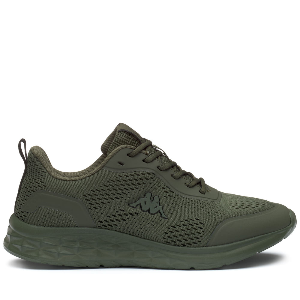 Sneakers Unisex LOGO ROOCKEY Low Cut GREEN OLIVE-BLACK Photo (jpg Rgb)			