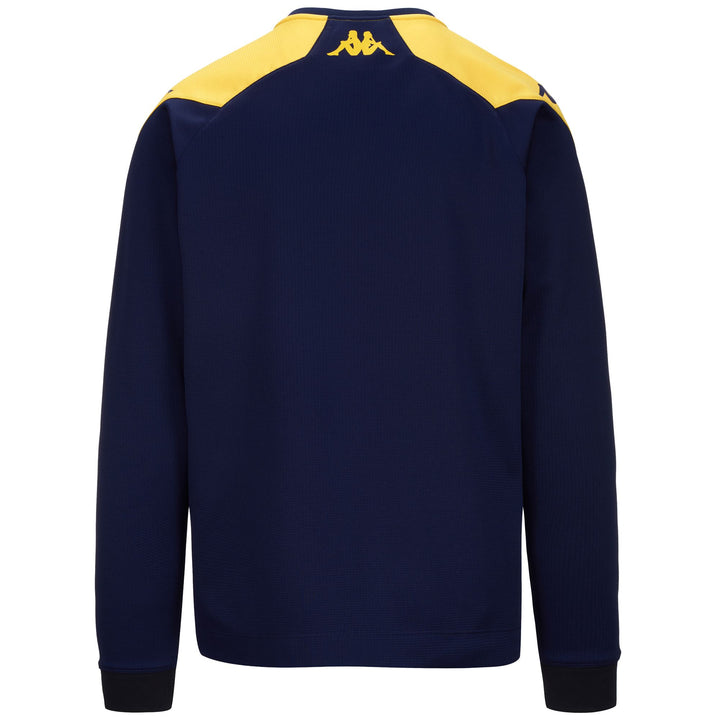 Fleece Man ALDREN PRO 7 DEPORTIVO Jumper BLUE MARINE-YELLOW Dressed Side (jpg Rgb)		