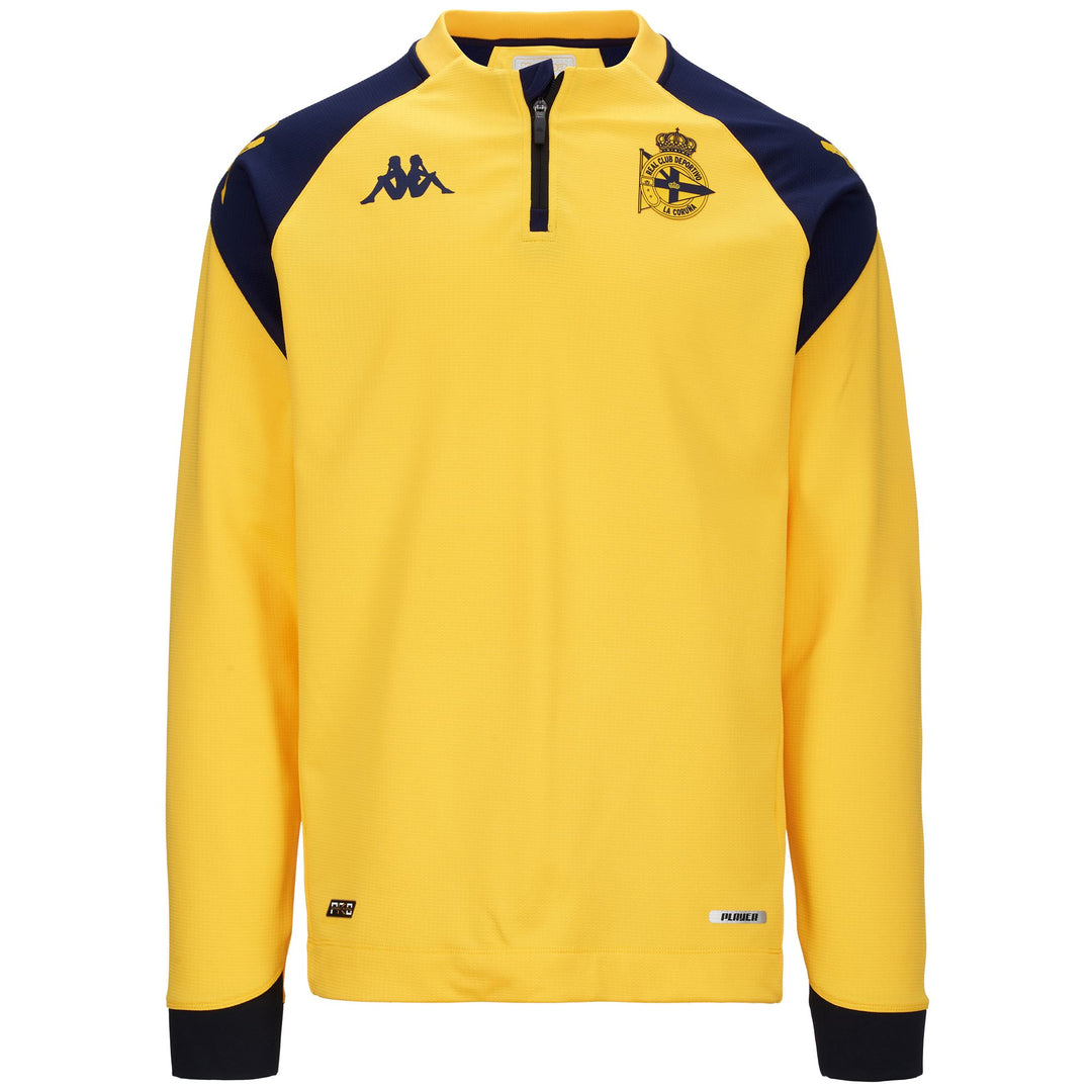 Fleece Man ABLAS PRO 7 DEPORTIVO Jumper YELLOW-BLUE MARINE Photo (jpg Rgb)			