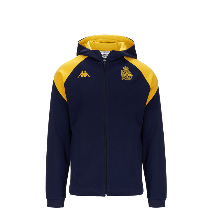 Fleece Man ARUFEOD 7 DEPORTIVO Jacket BLUE MARINE-YELLOW Photo (jpg Rgb)			