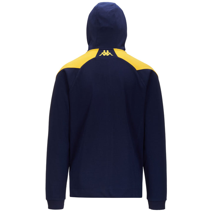 Fleece Man ARUFEOD 7 DEPORTIVO Jacket BLUE MARINE-YELLOW Dressed Side (jpg Rgb)		