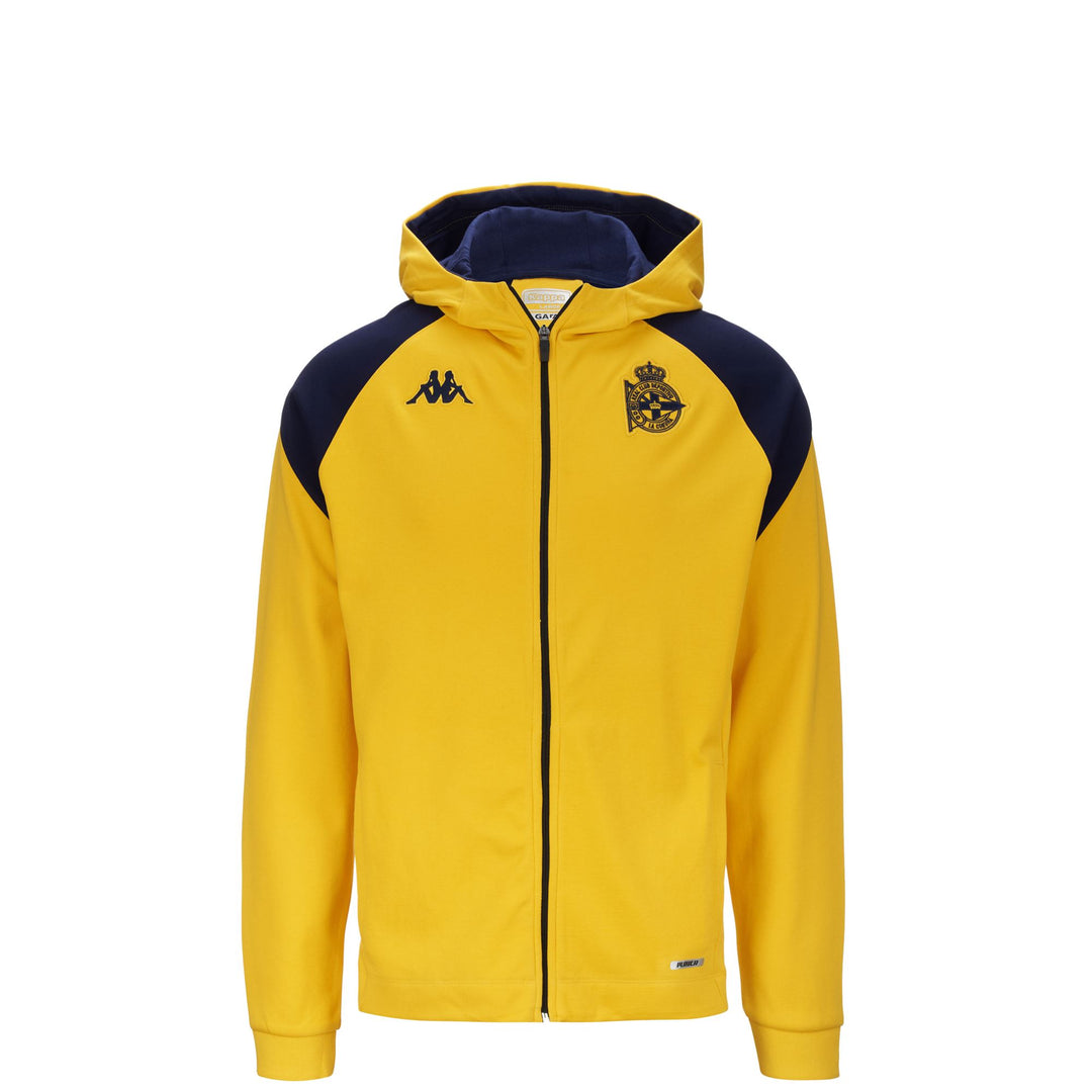 Fleece Man ARUFEOD 7 DEPORTIVO Jacket YELLOW-BLUE MARINE Photo (jpg Rgb)			