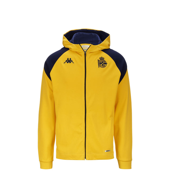 Fleece Man ARUFEOD 7 DEPORTIVO Jacket YELLOW-BLUE MARINE Photo (jpg Rgb)			