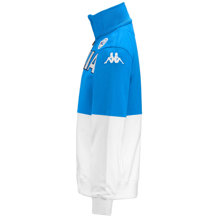 Fleece Man JKT ITALIA FICK Jacket AZURE-WHITE Dressed Back (jpg Rgb)		