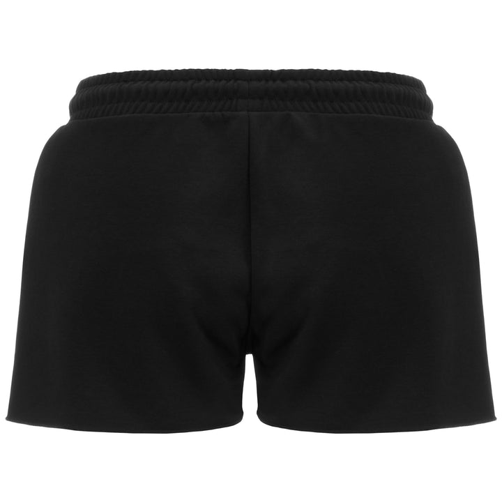 Shorts Woman LOGO FEFRA Sport Shorts BLACK Dressed Side (jpg Rgb)		