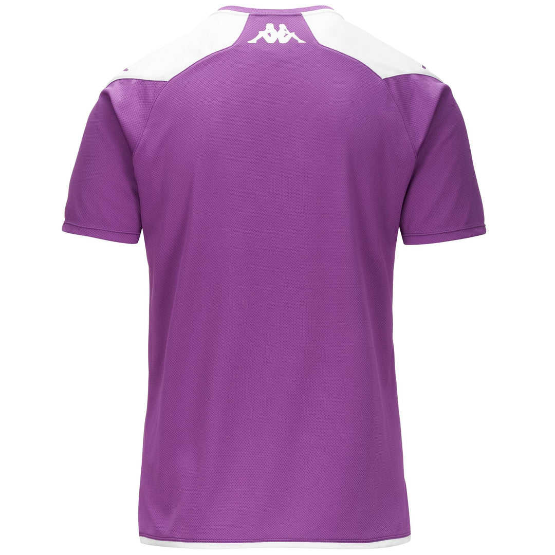 Active Jerseys Man ABOU PRO 7 VALLADOLID Shirt BRIGHT VIOLET - WHITE Dressed Side (jpg Rgb)		