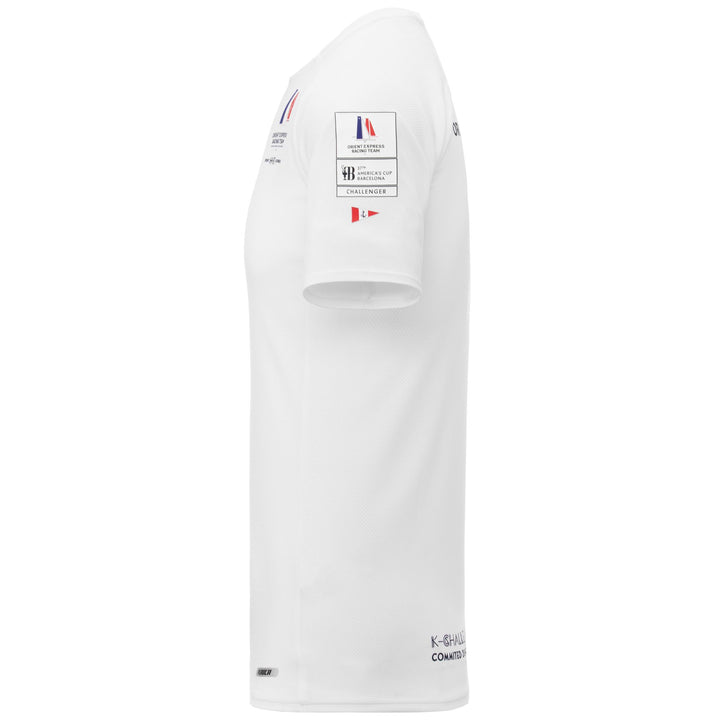Active Jerseys Man ABOU PRO 7 ORIENT EXPRESS Shirt WHITE Dressed Back (jpg Rgb)		