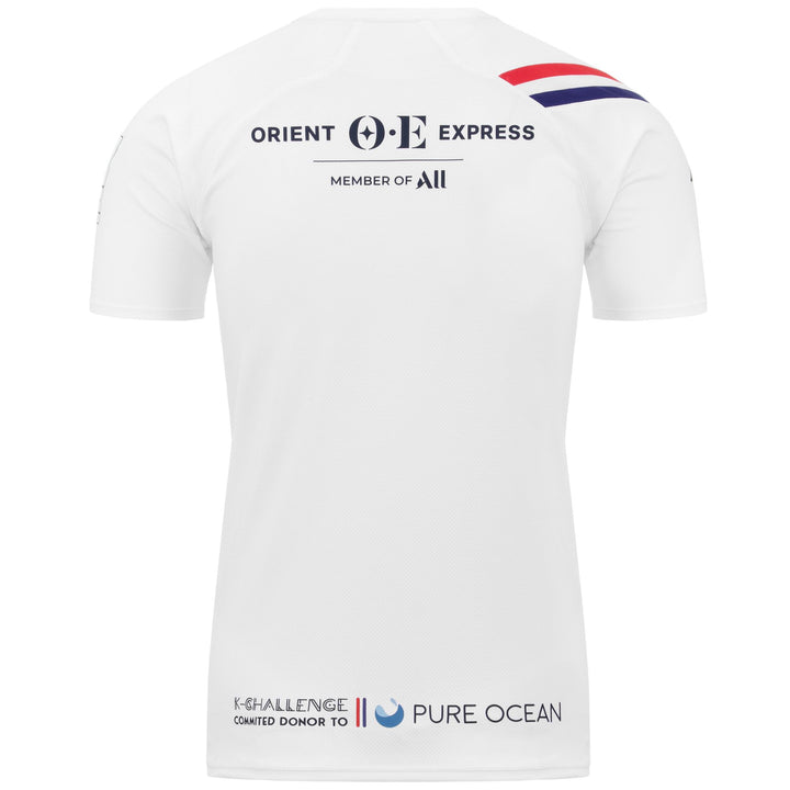 Active Jerseys Man ABOU PRO 7 ORIENT EXPRESS Shirt WHITE Dressed Side (jpg Rgb)		
