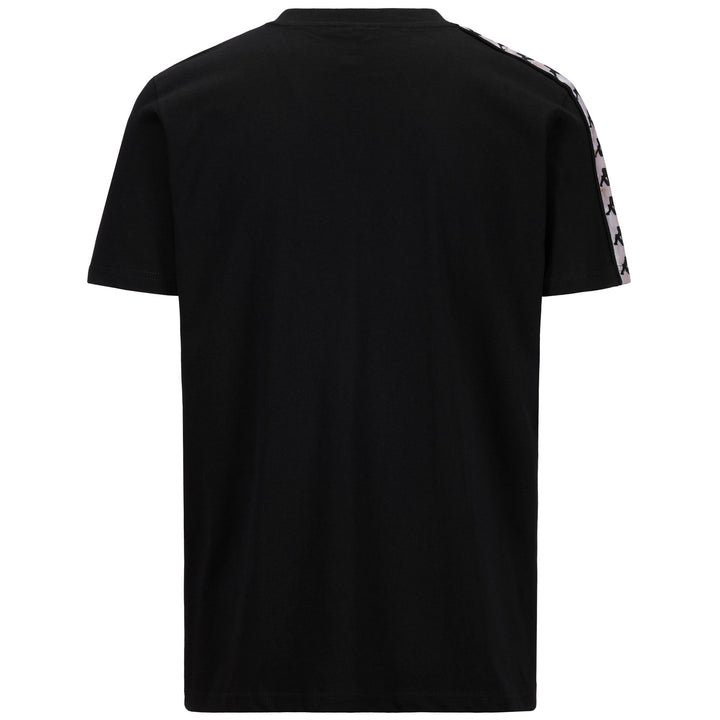 T-ShirtsTop Man 222 BANDA PUEBLOGT T-Shirt BLACK-WHITE MILK-GREY WARM Dressed Side (jpg Rgb)		