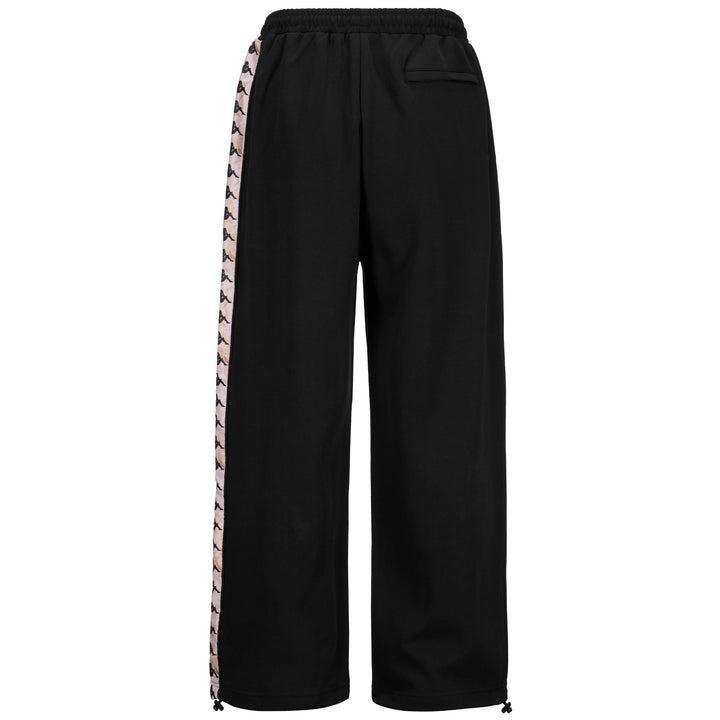 Pants Man 222 BANDA PAPILOGT Sport Trousers BLACK-WHITE MILK-GREY WARM Dressed Side (jpg Rgb)		