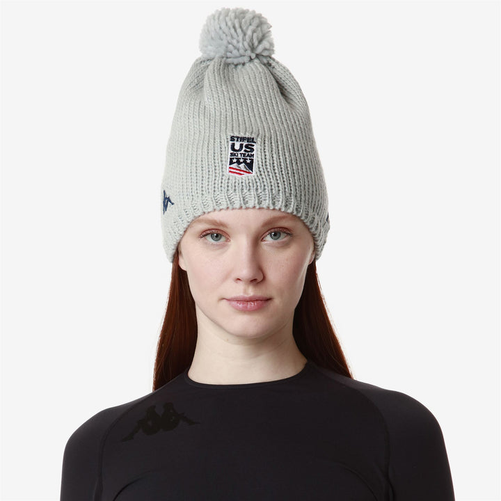 Headwear Unisex FLOCK3 US Hat GREY LT LEAD Detail (jpg Rgb)			