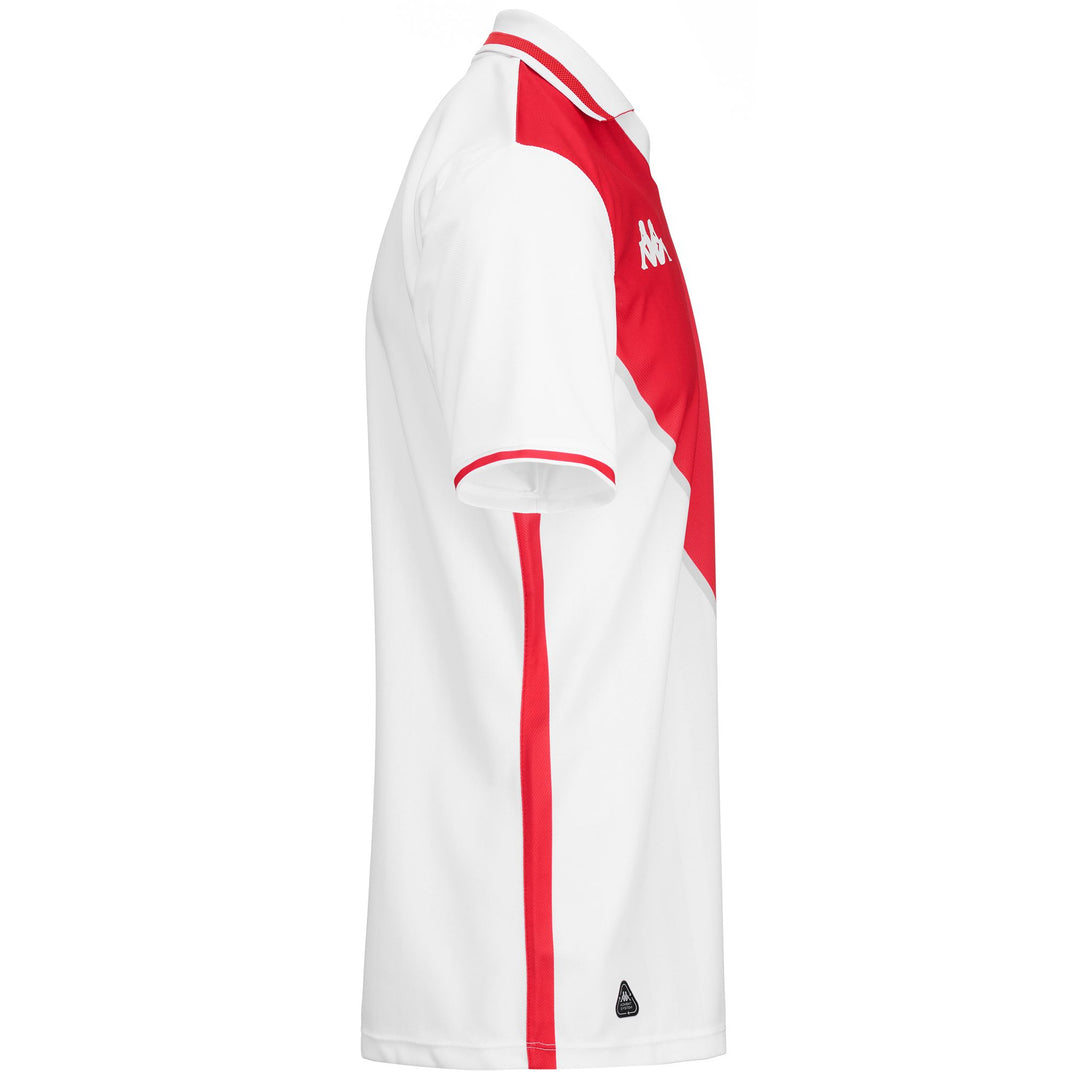 Active Jerseys Man KOMBAT 2025 MONACO Shirt WHITE-RED Dressed Front (jpg Rgb)	