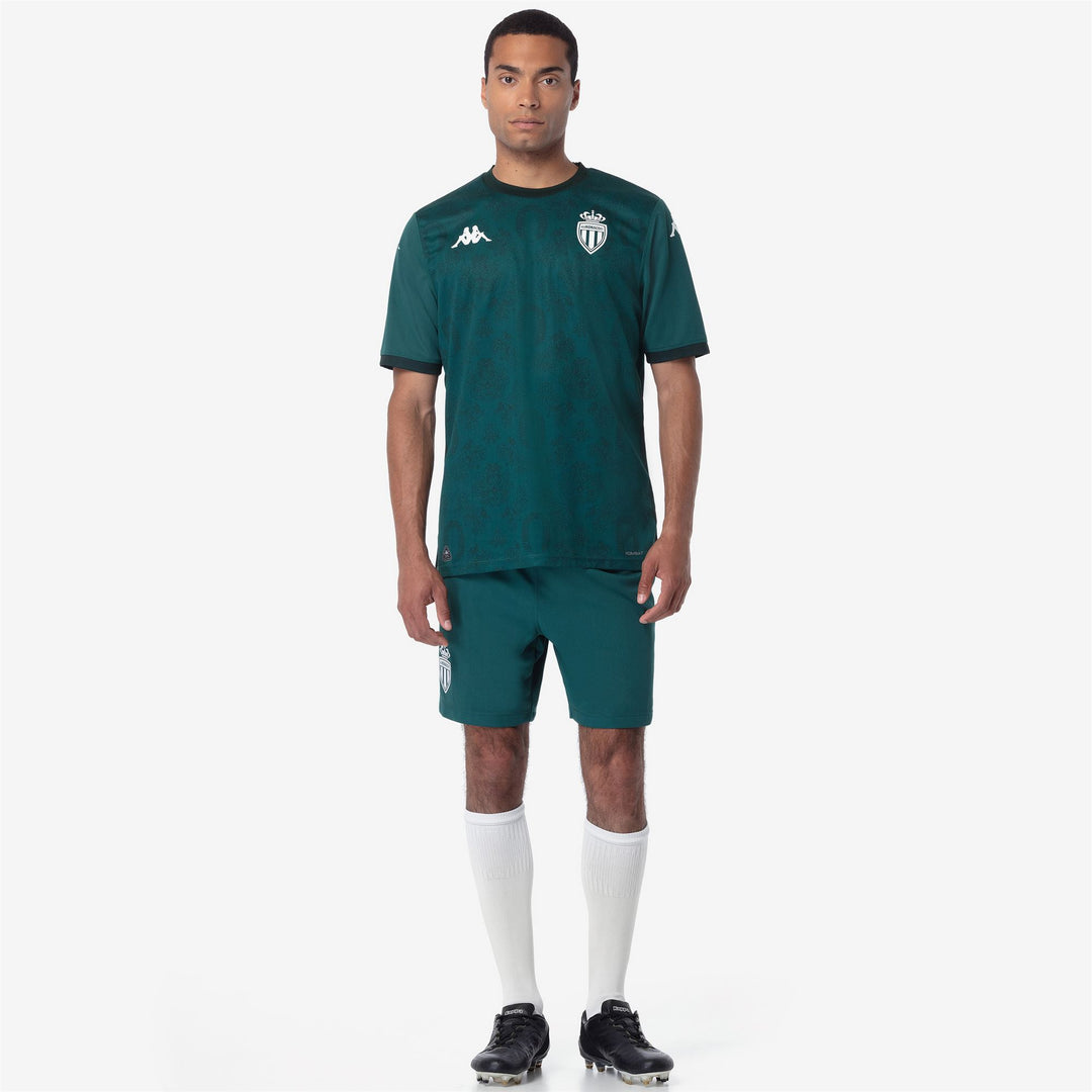 Active Jerseys Man KOMBAT 2025 MONACO Shirt GREEN DK RAIN-GREEN DK Dressed Back (jpg Rgb)		