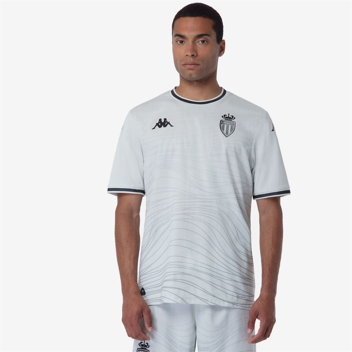 Active Jerseys Man KOMBAT 2025 MONACO Shirt GREY BARELY-GREY DK Detail (jpg Rgb)			