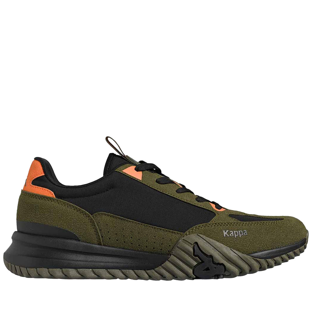 Sneakers Unisex AUTHENTIC ARKLOW 1 Low Cut BLACK - GREEN RIFLE - ORANGE Photo (jpg Rgb)			