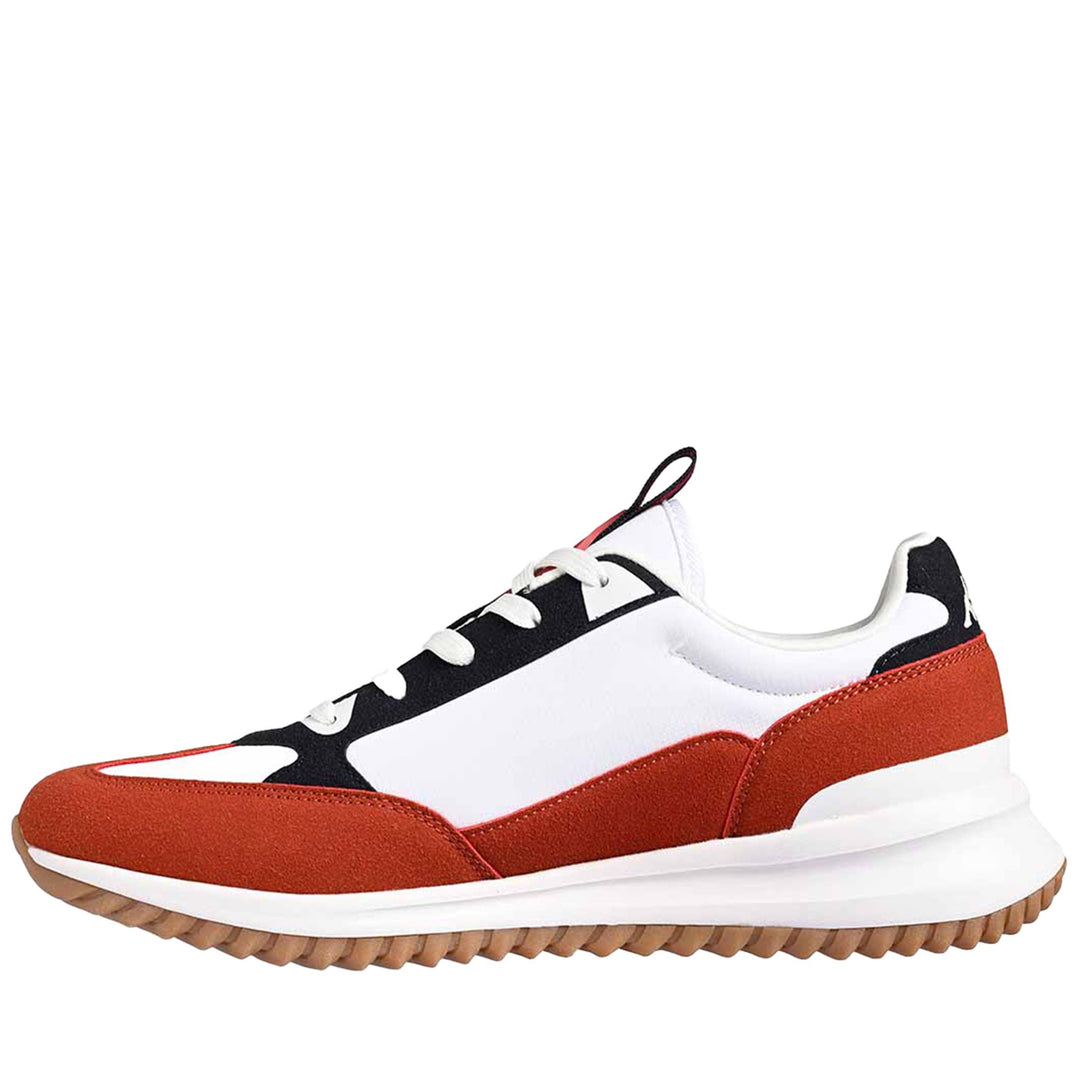 Sneakers Unisex AUTHENTIC ARKLOW 1 Low Cut WHITE - BLUE DK - RED DK INDIA Dressed Side (jpg Rgb)		