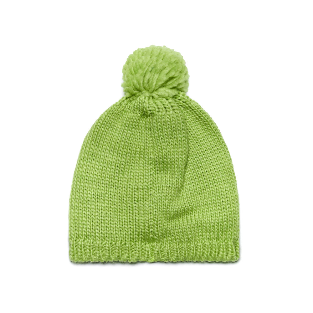 Headwear Unisex FLOCK Hat GREEN GLOWING Dressed Front (jpg Rgb)	