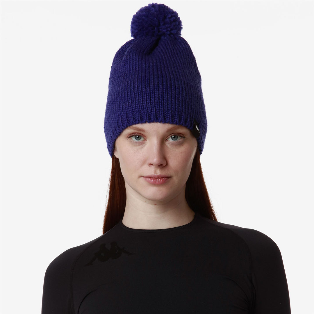 Headwear Unisex FLOCK Hat BLUE SPECTRUM Detail (jpg Rgb)			