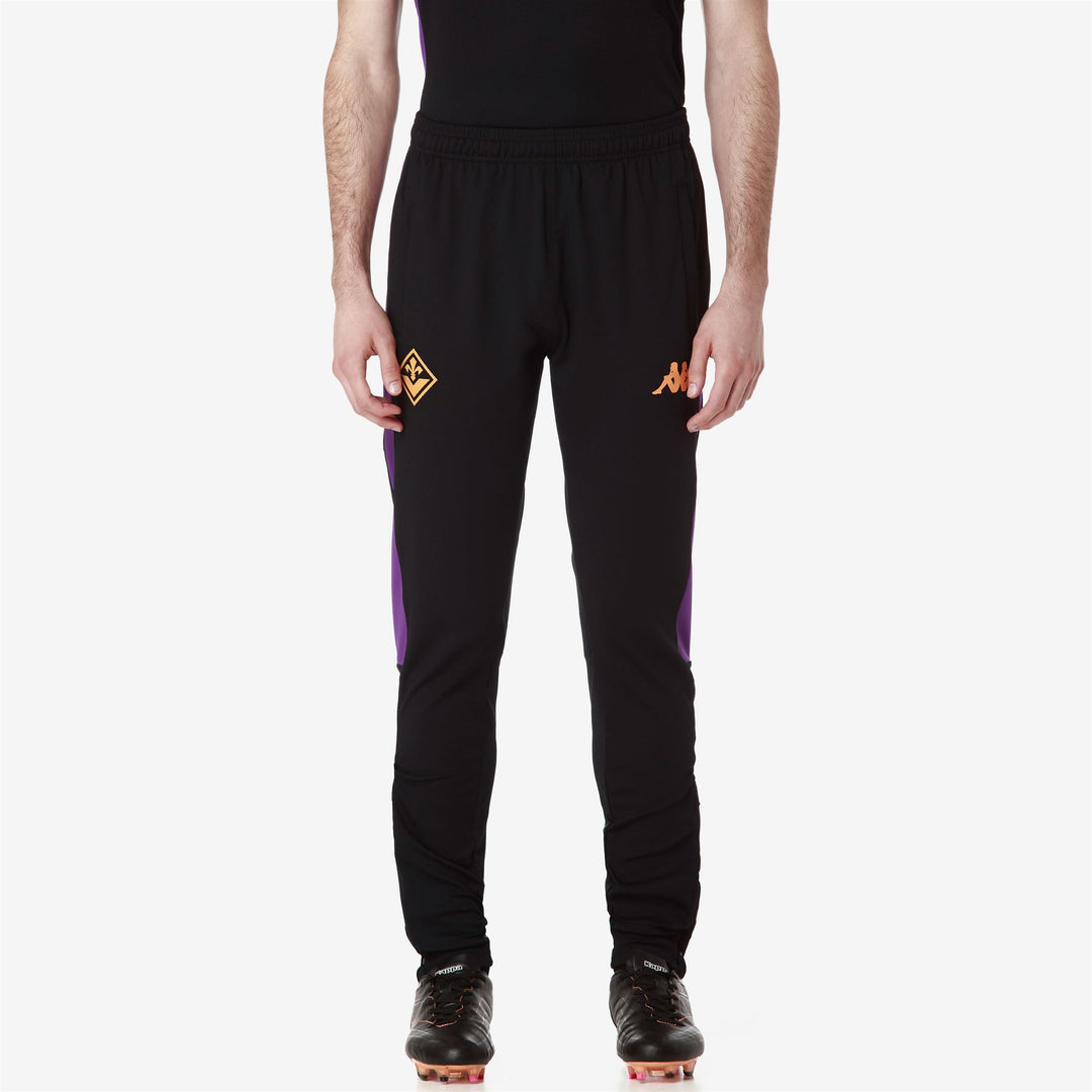 Pants Man ABUNSZIP PRO 8 FIORENTINA Sport Trousers BLACK-VIOLET INDIGO Detail (jpg Rgb)			