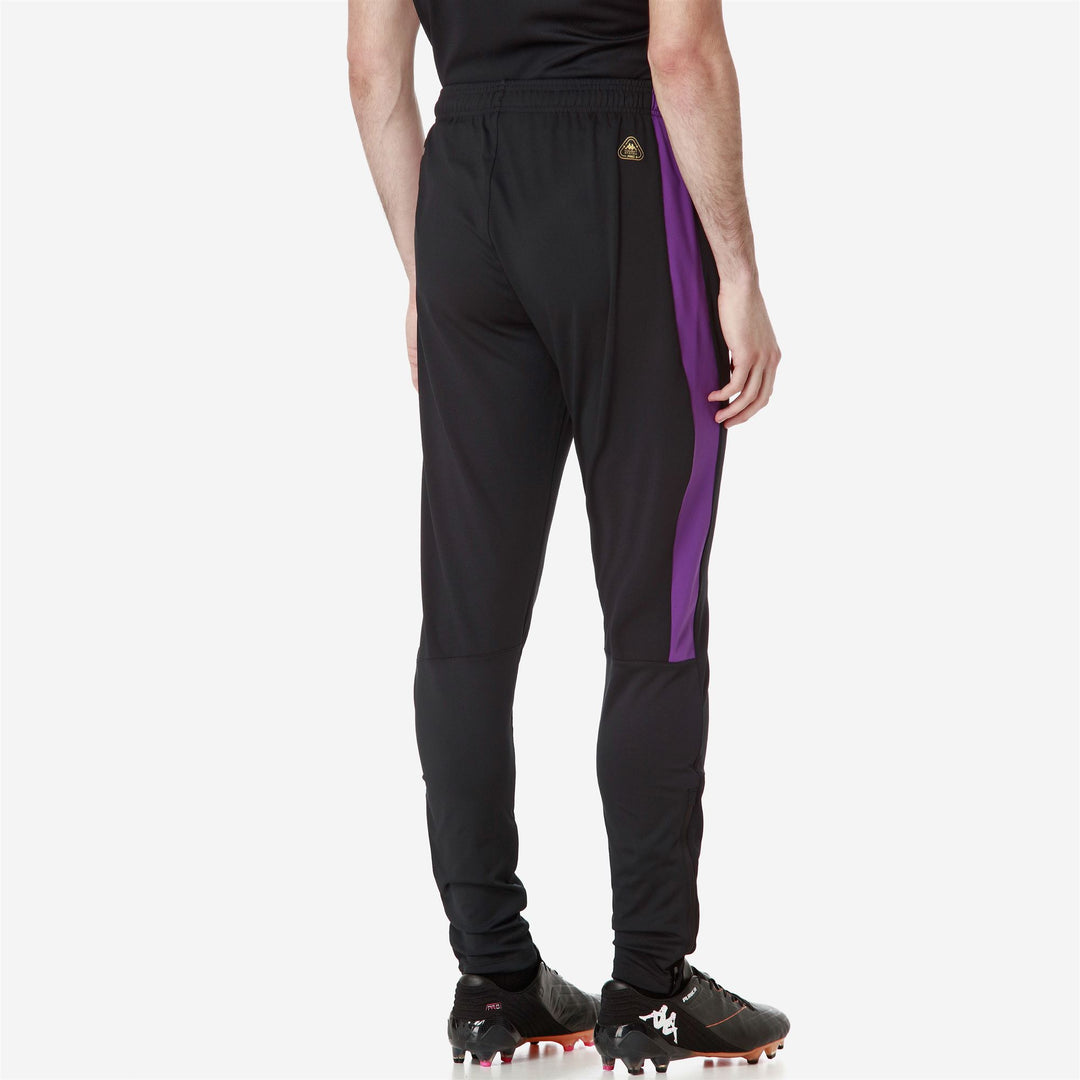 Pants Man ABUNSZIP PRO 8 FIORENTINA Sport Trousers BLACK-VIOLET INDIGO Detail Double				