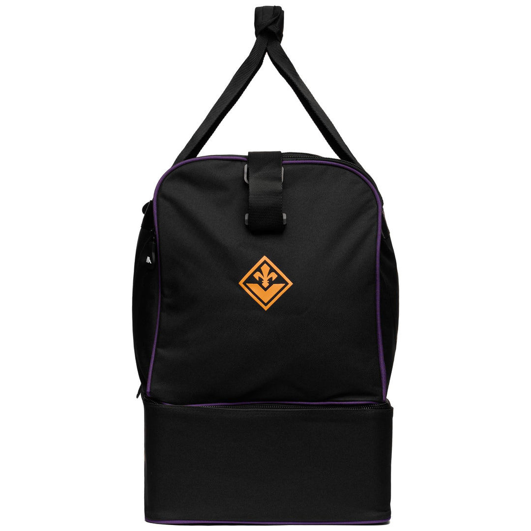 Bags Unisex ASPORT 5 FIORENTINA Hard Base Duffle BLACK-VIOLET INDIGO Dressed Back (jpg Rgb)		