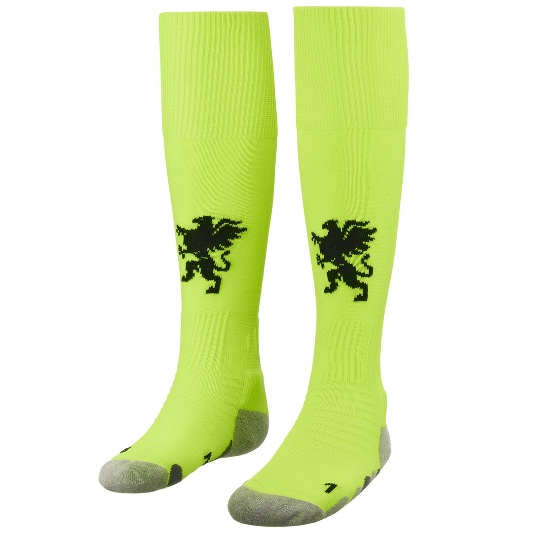 Socks Man KOMBAT SPARK PRO 1PACK GENOA Knee High Sock NEON GREEN Photo (jpg Rgb)			