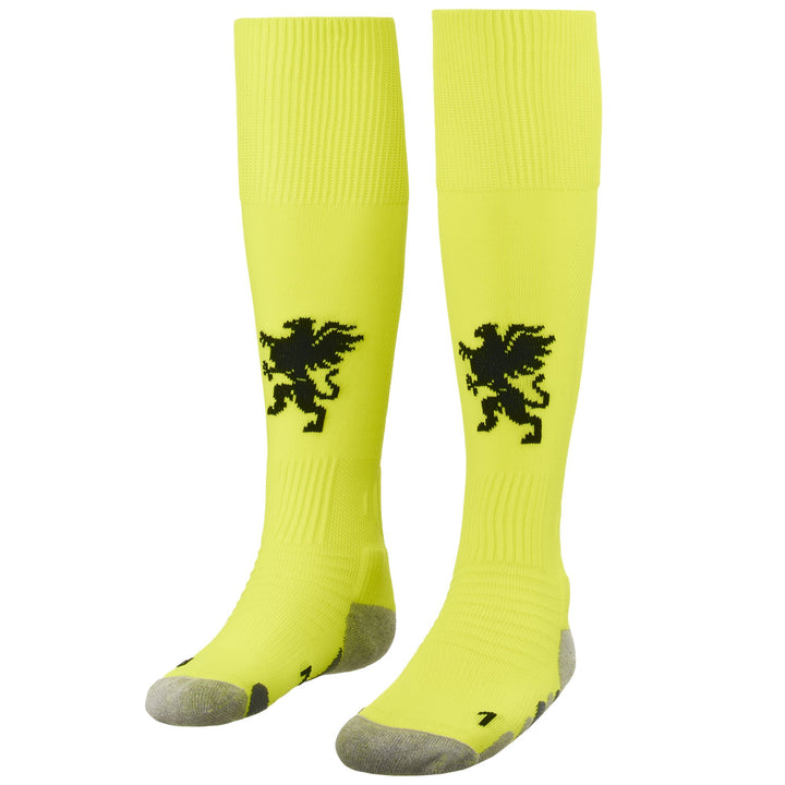 Socks Man KOMBAT SPARK PRO 1PACK GENOA Knee High Sock NEON YELLOW Photo (jpg Rgb)			