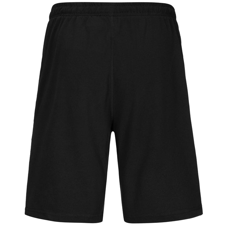 Shorts Man LOGO ARIOSTO RY Sport Shorts BLACK Dressed Side (jpg Rgb)		