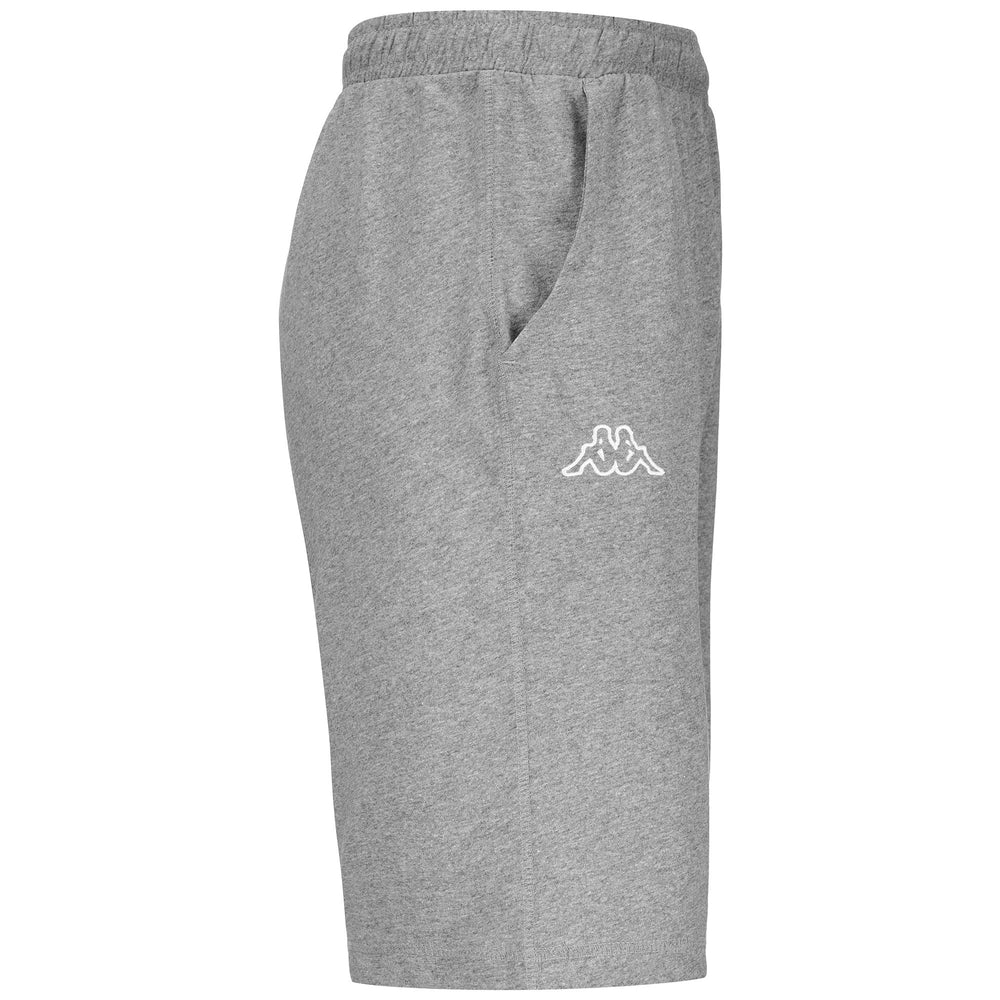 Shorts Man LOGO ARIOSTO RY Sport Shorts GREY MD MEL Dressed Front (jpg Rgb)	