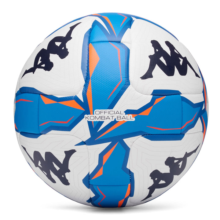 Balls Unisex KOMBAT 20.3H LNPB 14 PANELS WHITE-AZURE-BLUE-BLUE MARINE Dressed Front (jpg Rgb)	