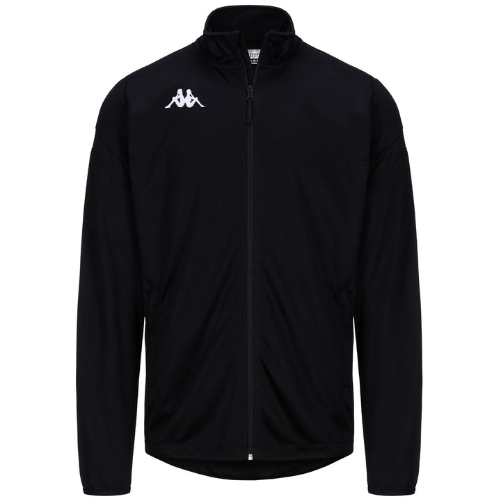 Fleece Man KAPPA4FOOTBALL DOLVIO Jacket BLACK Photo (jpg Rgb)			